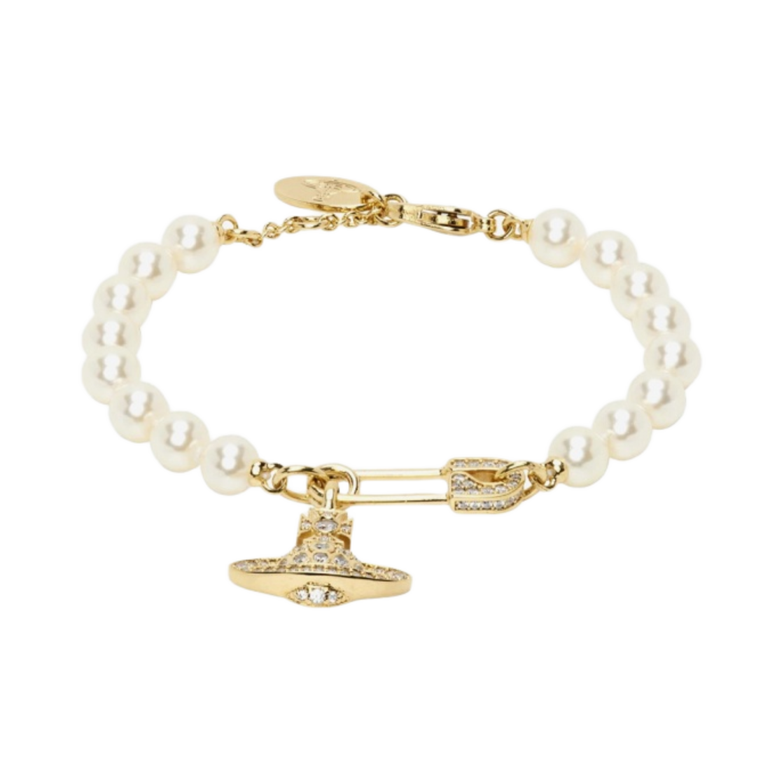 비비안 웨스트우드 루크리스 펄 브레이슬릿 골드(Vivienne Westwood Lucrece Peal Bracelet Gold) - 1