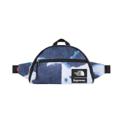 Supreme x The North Face Bleached Denim Print Roo II Indigo - 21FW