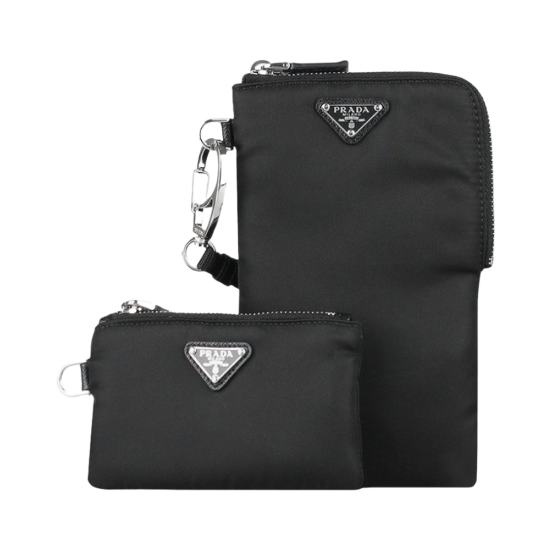 프라다 투 리나일론 파우치 블랙