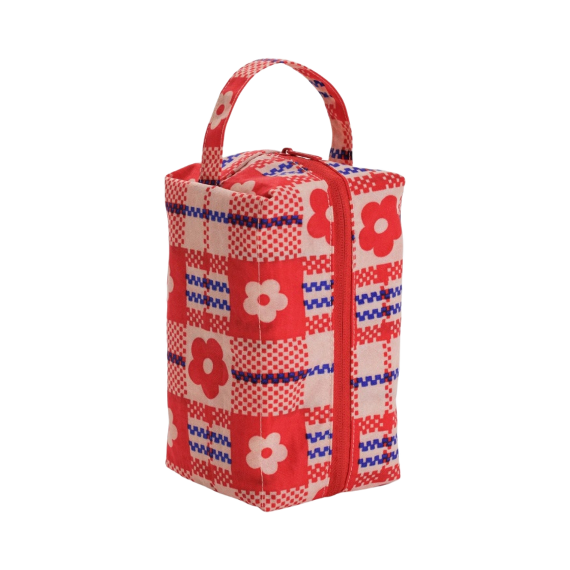 샌디 리앙 x 바쿠 도프 키트 플라워 마켓 플레이드(Sandy Liang x Baggu Dopp Kit Flower Market Plaid)