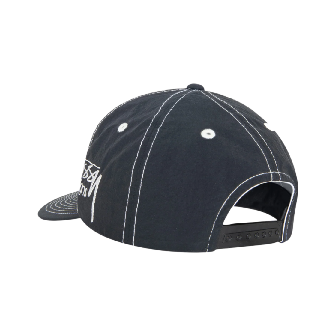 스투시 미드 뎁스 스투시 디자인 스냅백 블랙(Stussy Mid-Depth Stussy Designs Snapback Black) - 3