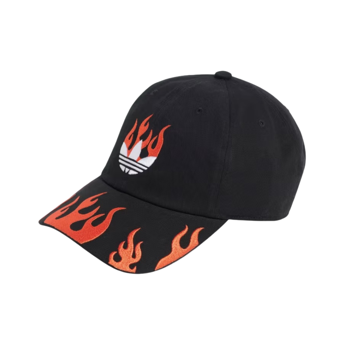 IR6459 Adidas Flames Dad Cap Graphics Originals Black