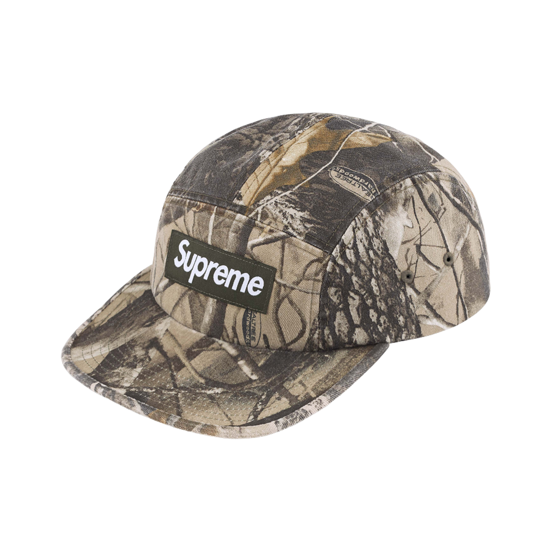 - Supreme Washed Chino Twill Camp Cap Realtree Hardwoods Camo - 25SS