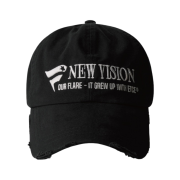 ETCE New Vision Destroyed Washed Cap Black