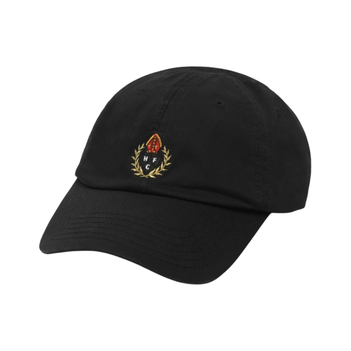 - Heritage Floss Crest Twill Washed Cap Black