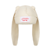 Charles Jeffrey Loverboy Chunky Rabbit Beanie Ecru