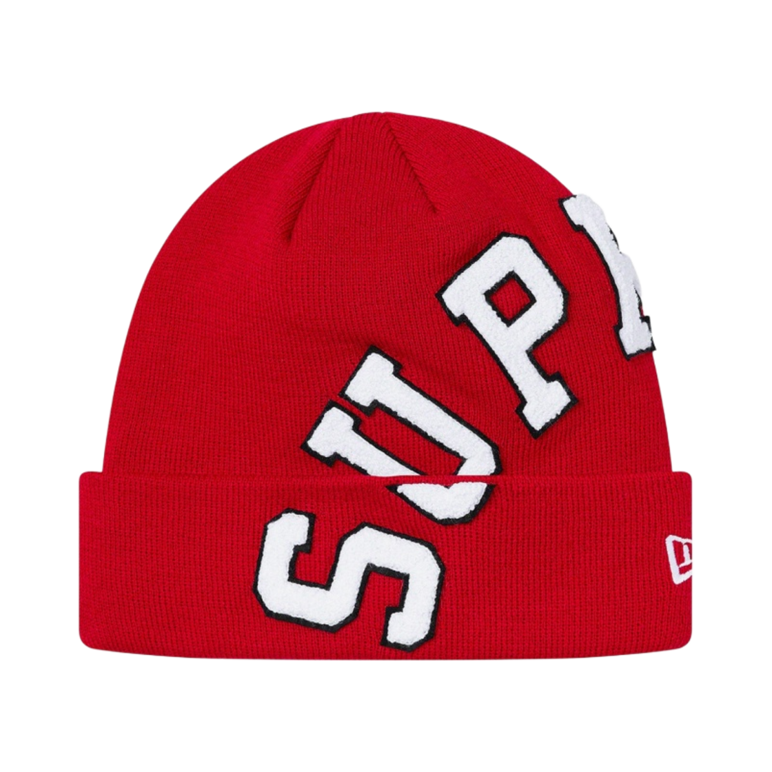 슈프림 뉴에라 빅 아크 비니 레드 - 20FW(Supreme New Era Big Arc Beanie Red - 20FW) - 1