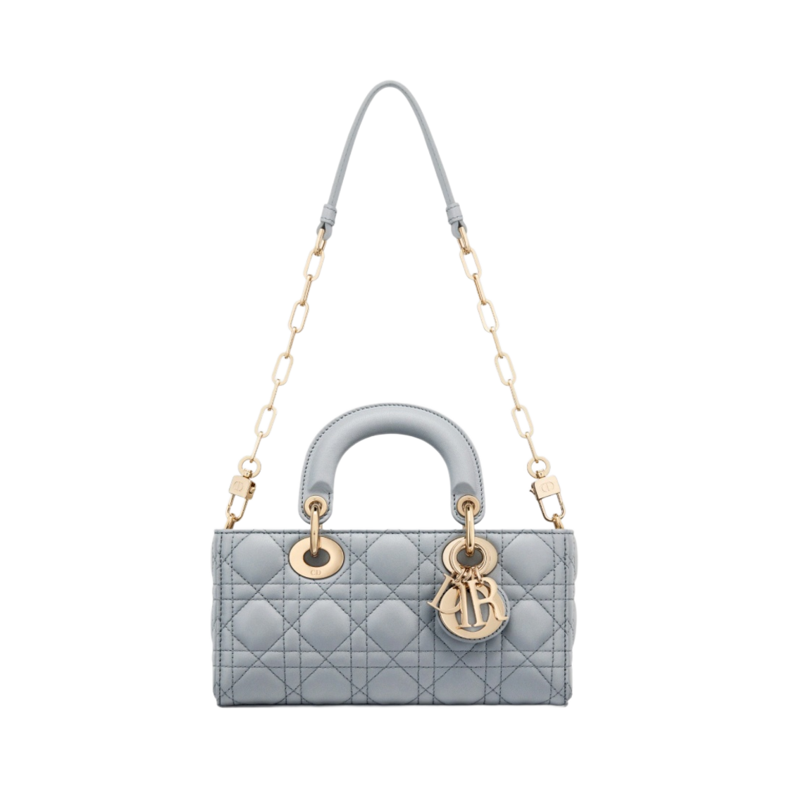 M0613ONGE-M47G Dior Small Lady D-Joy Bag Cannage Lambskin Ethereal Grey - #5