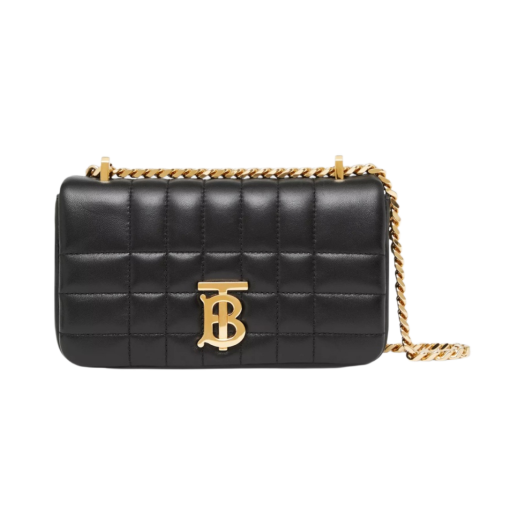 8059492 Burberry Quilted Leather Mini Lola Bag Black