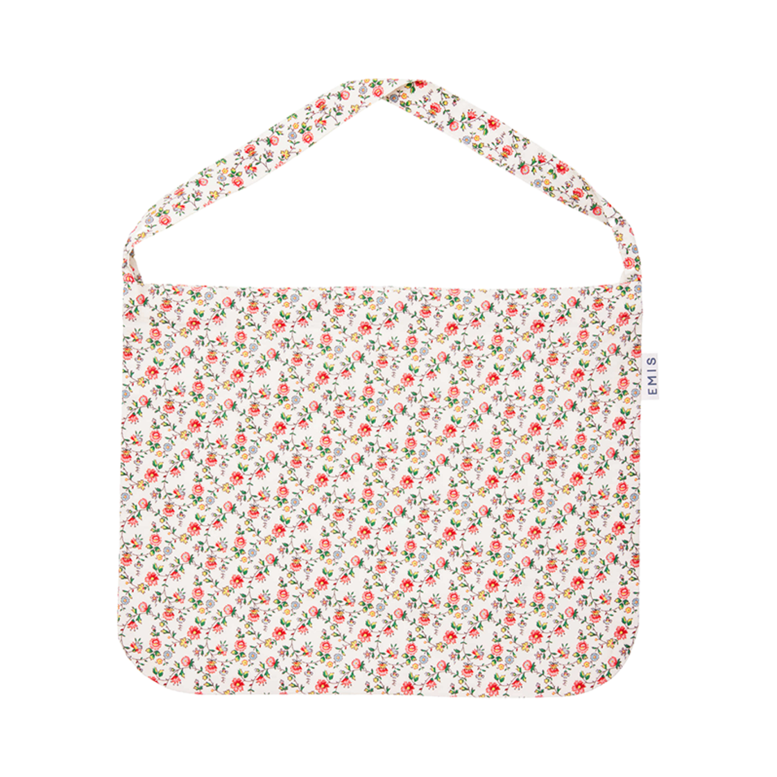이미스 올오버 플라워 패턴 에코백 화이트(Emis Allover Flower Pattern Eco Bag White)