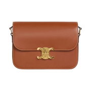 Celine Classique Triomphe Bag in Natural Calfskin Tan
