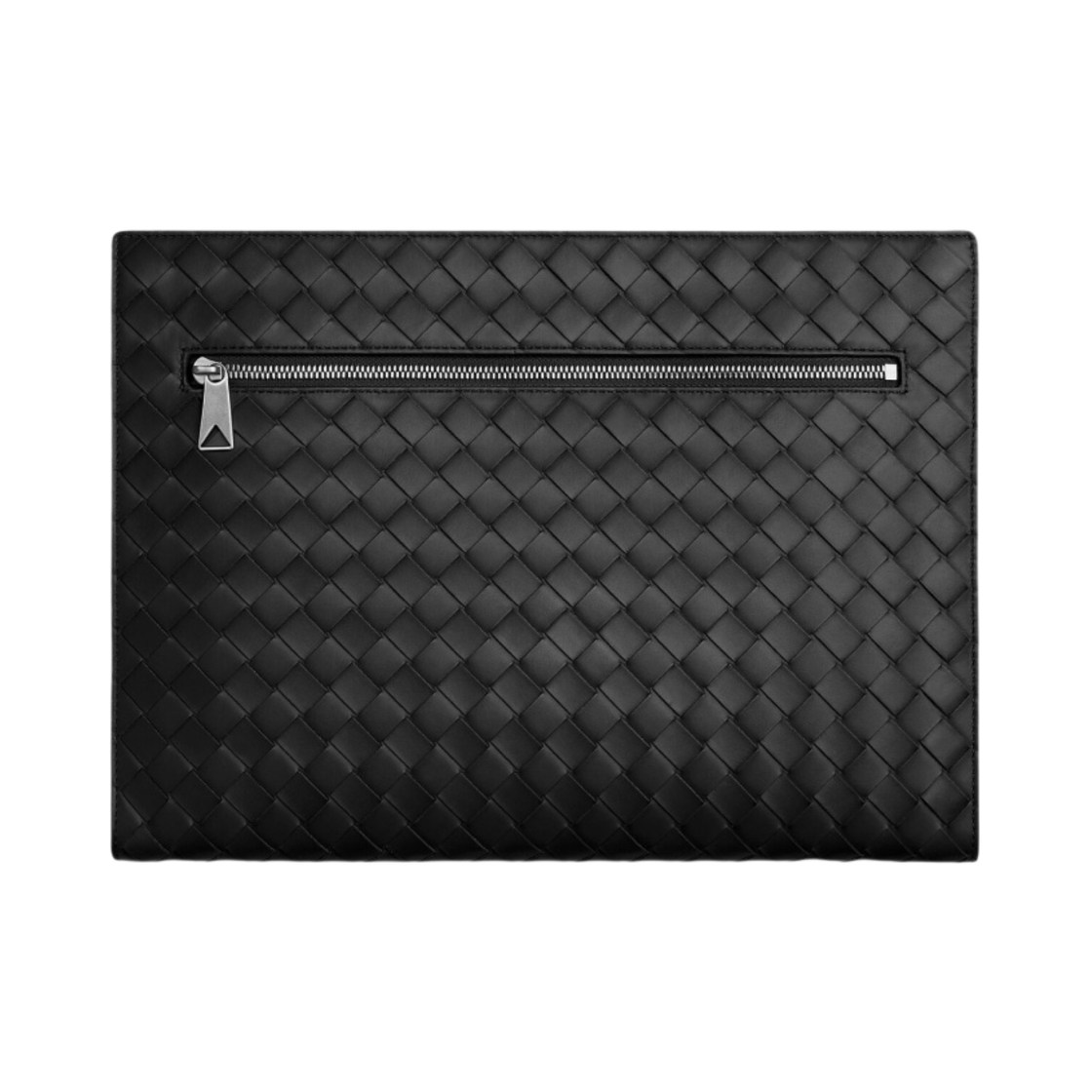 693708V0E508803 Bottega Veneta Intrecciato Document Case Black