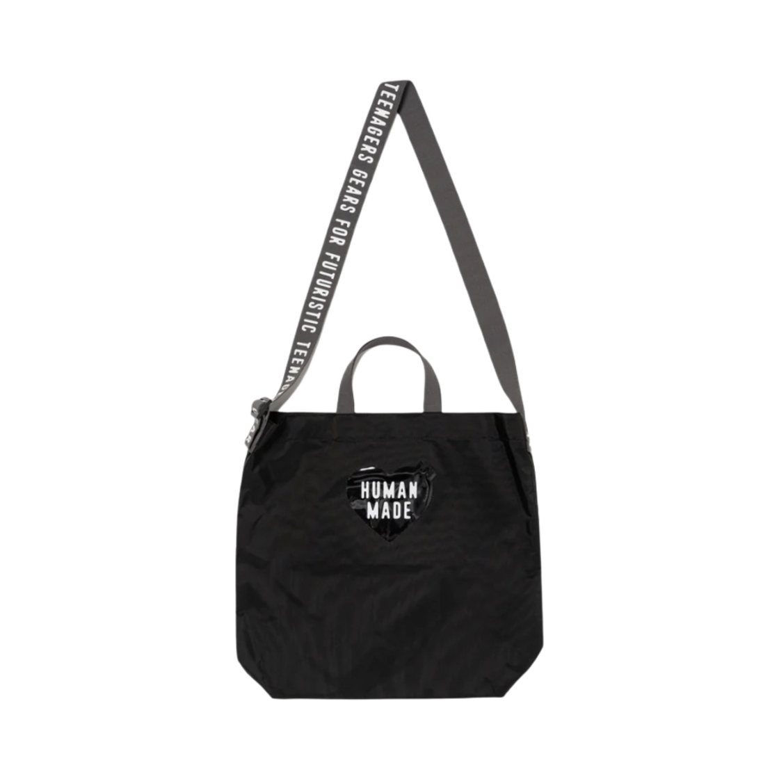 HM28GD006 Human Made Shoulder Tote Bag Black