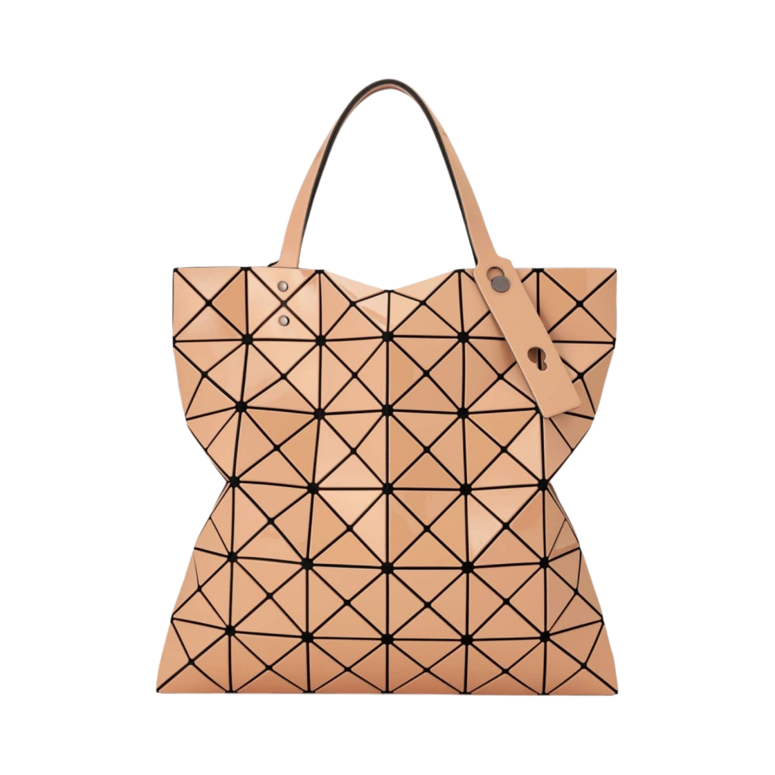 바오 바오 이세이 미야케 루센트 W 토트백 오렌지 베이지 핑크 베이지(Bao Bao Issey Miyake Lucent W Tote Bag Orange Beige Pink Beige) - 1