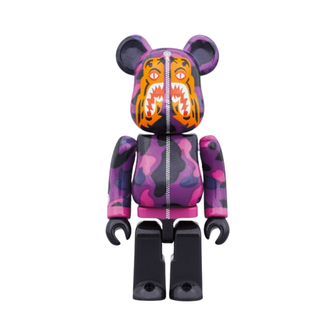 베어브릭 x 베이프 카모 타이거 퍼플 100% & 400% 세트(Bearbrick x BAPE Camo Tiger Purple 100% & 400% Set) - 3
