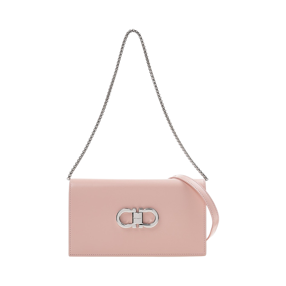 218357-771677 Ferragamo Double Gancini Mini Bag Nylund Pink