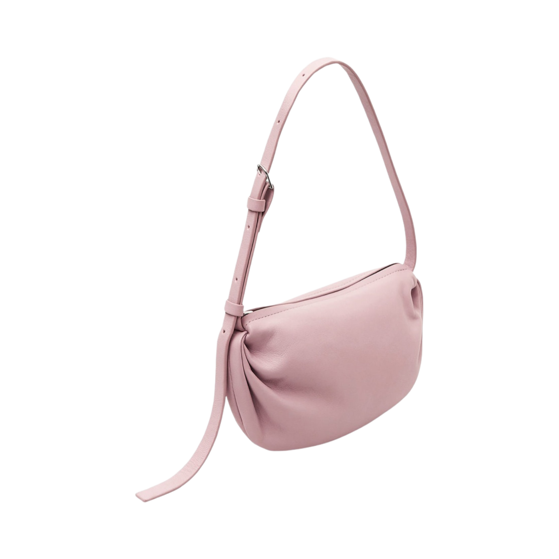 코스 개더드 레더 숄더백 더스티 핑크(COS Gathered Leather Shoulder Bag Dusty Pink) - 2