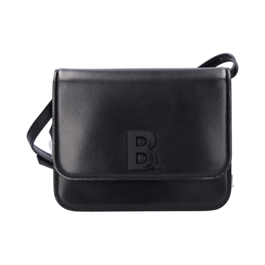 ITUKTALKDWJT Balenciaga B Logo Small Leather Bag Black