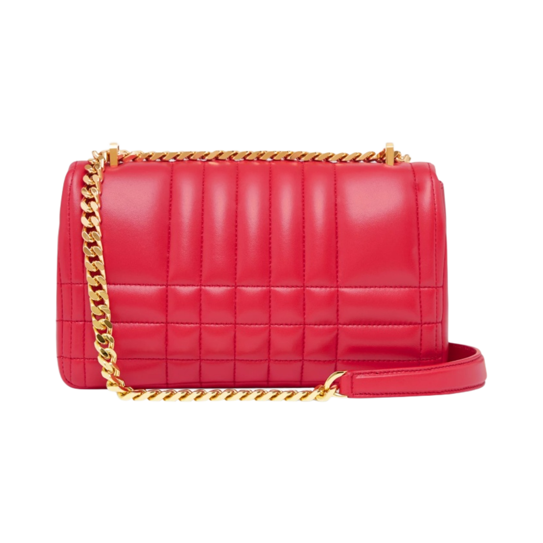 버버리 퀼팅 램스킨 스몰 롤라 백 브라이트 레드(Burberry Quilted Lambskin Small Lola Bag Bright Red) - 3