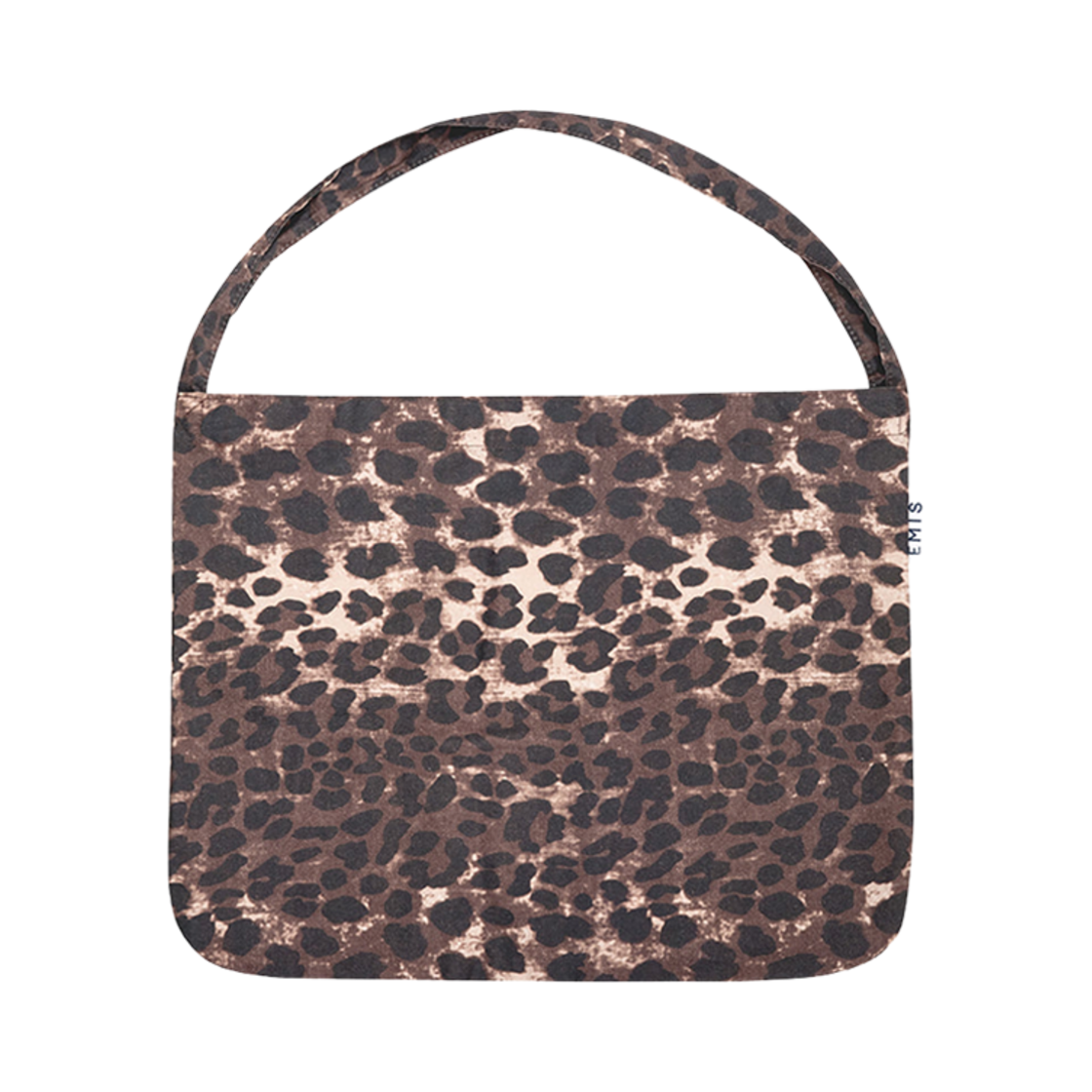 - Emis Cotton Leopard Eco Bag Brown
