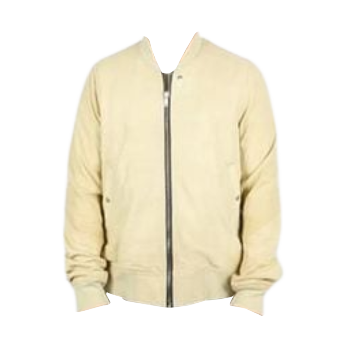 RU01B1786-LBA-32 Rick Owens Classic Flight Jacket Vanilla