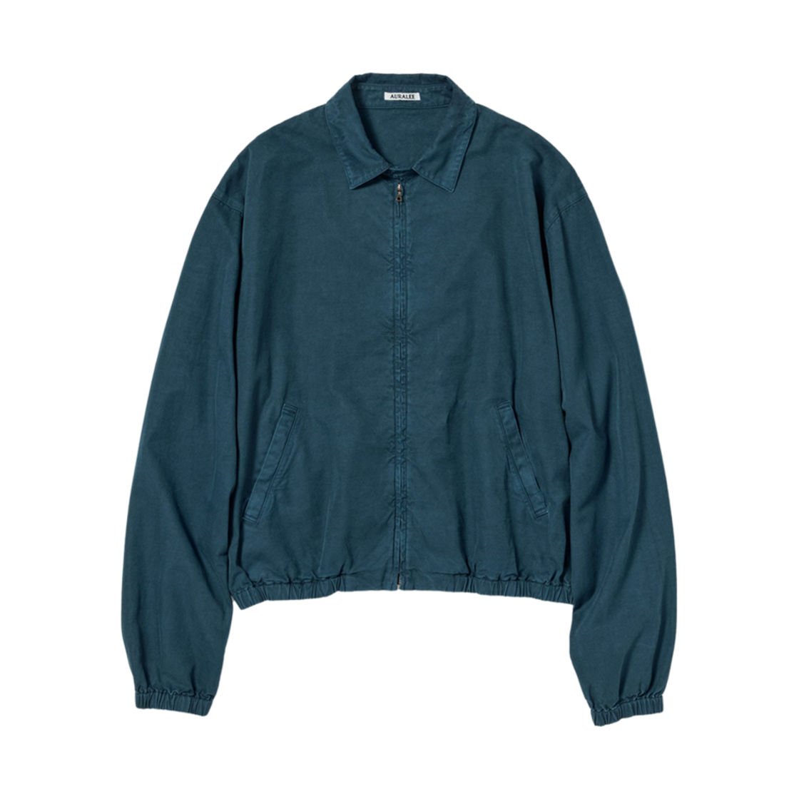 오라리 프로덕트 다이드 핀스 개버딘 스윙 탑 다이드 네이비(Auralee Product Dyed Finx Gabardine Swing Top Dyed Navy)