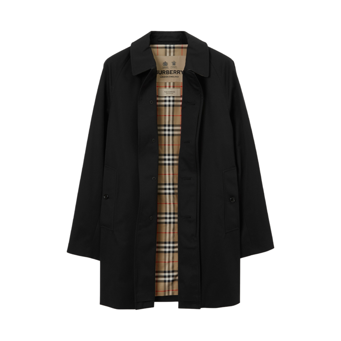 버버리 캠든 헤리티지 카 코트 블랙(Burberry Camden Heritage Car Coat Black) - 2