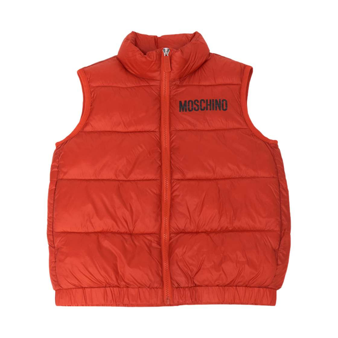 (키즈) 모스키노 패딩 베스트 레드((Kids) Moschino Padding Vest Red)