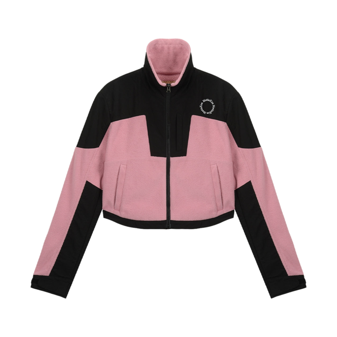 MK2311JP005M0PK (W) Matin Kim Fleece Crop Track Jumper Pink