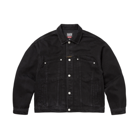 Supreme x Marithe Francois Girbaud X-Seam Denim Trucker Jacket Black - 25SS