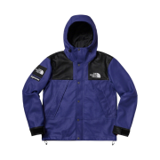 Supreme x The North Face Leather Mountain Parka Royal - 18FW