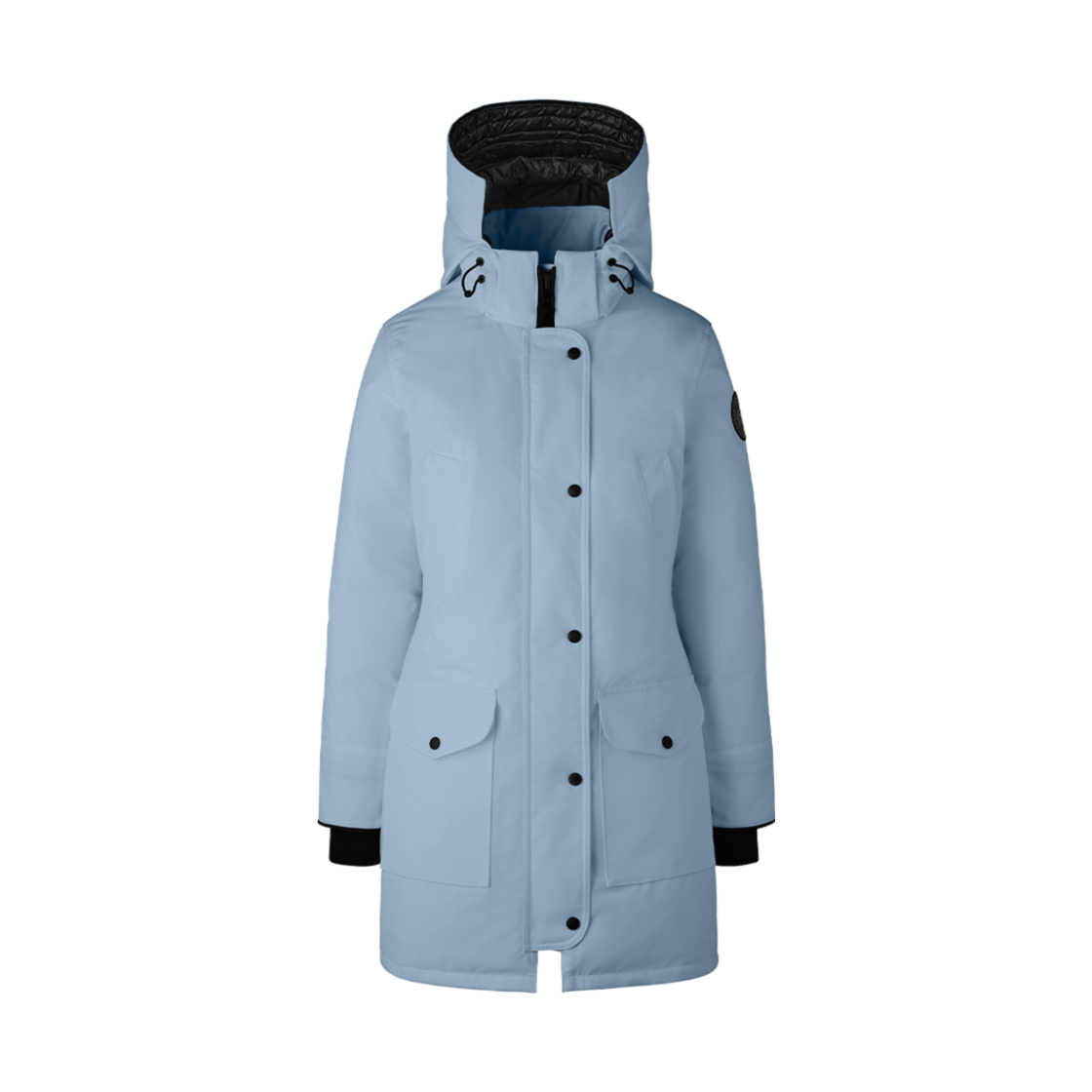 (W) 캐나다 구스 트릴리움 파카 블랙 라벨 던 블루((W) Canada Goose Trillium Parka Black Label Dawn Blue) - 1