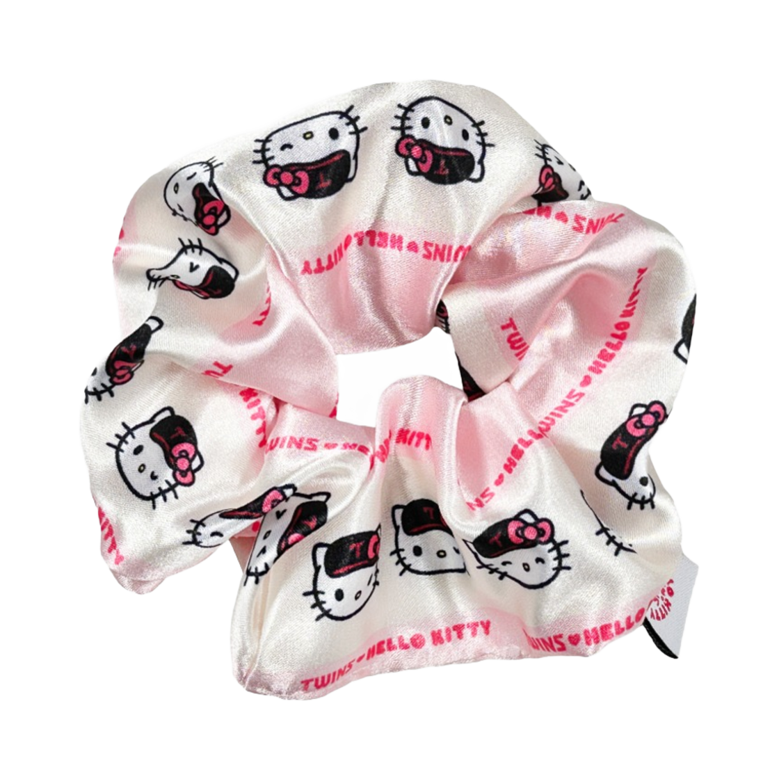 LG 트윈스 x 헬로 키티 스크런치 아이보리(LG Twins x Hello Kitty Scrunchie Ivory)