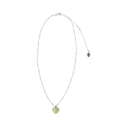 Nff Heart Polish Necklace Olive