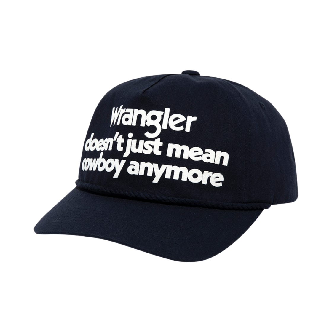 WR2501CA06NA Wrangler Kabel Logo Placard Cap Navy