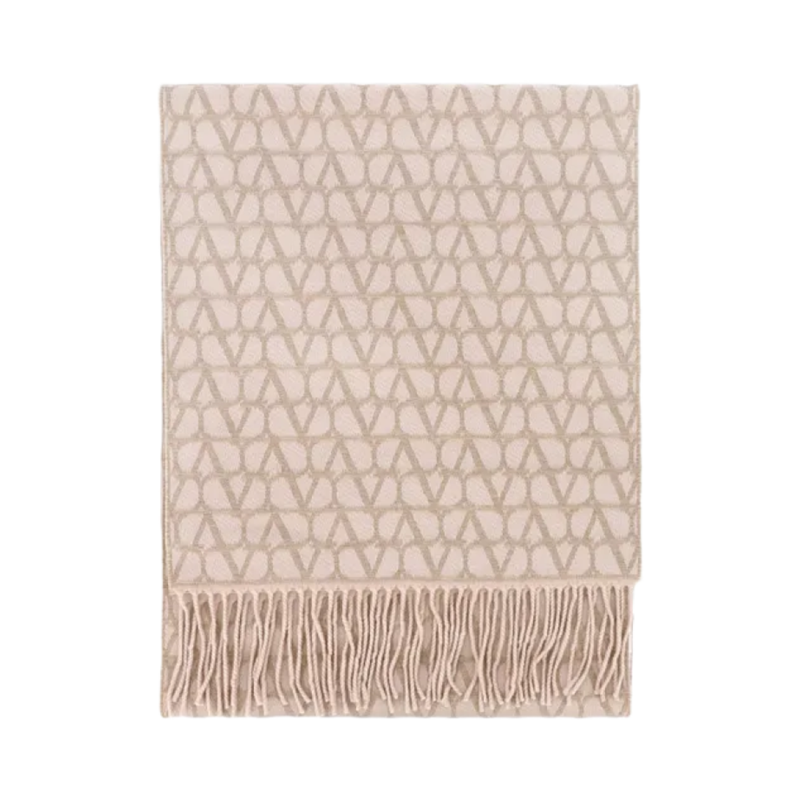 ER028ICM0BG (W) Valentino Toile Iconographe Muffler Beige