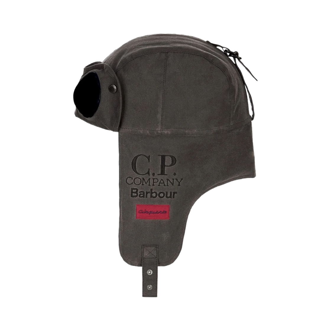 C.P. 컴퍼니 x 바버 트래퍼 햇 그린(C.P. Company x Barbour Trapper Hat Green) - 2