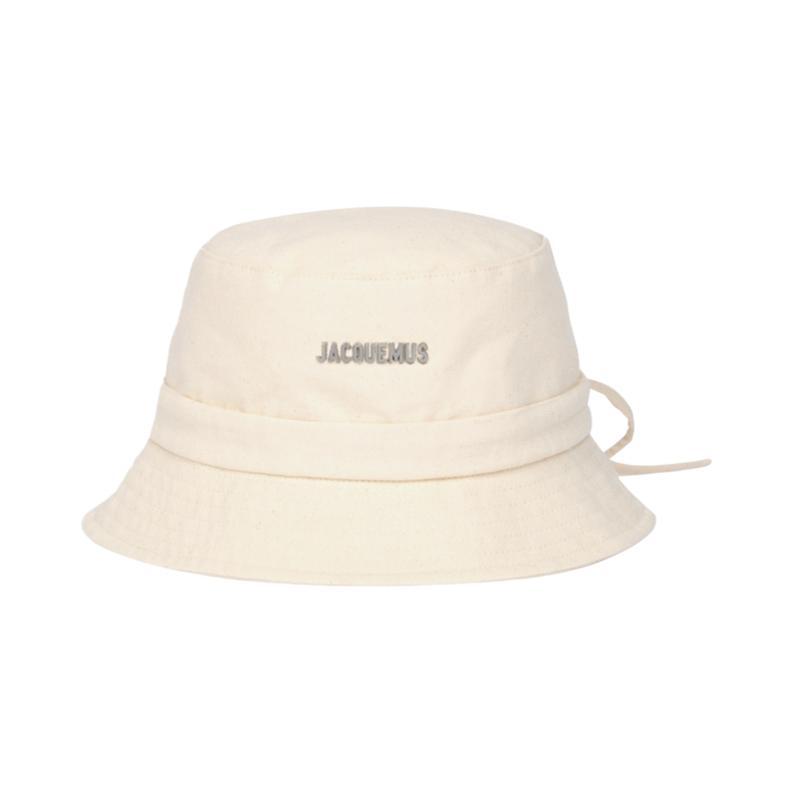 자크뮈스 르 밥 가조 보우 버킷햇 오프 화이트