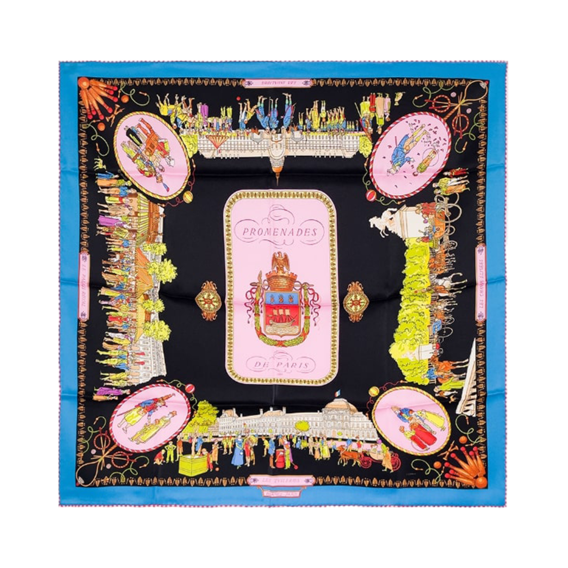 에르메스 파리의 산책 까레스카프 70(Hermes Promenade de Paris Carre Scarf 70) - 1