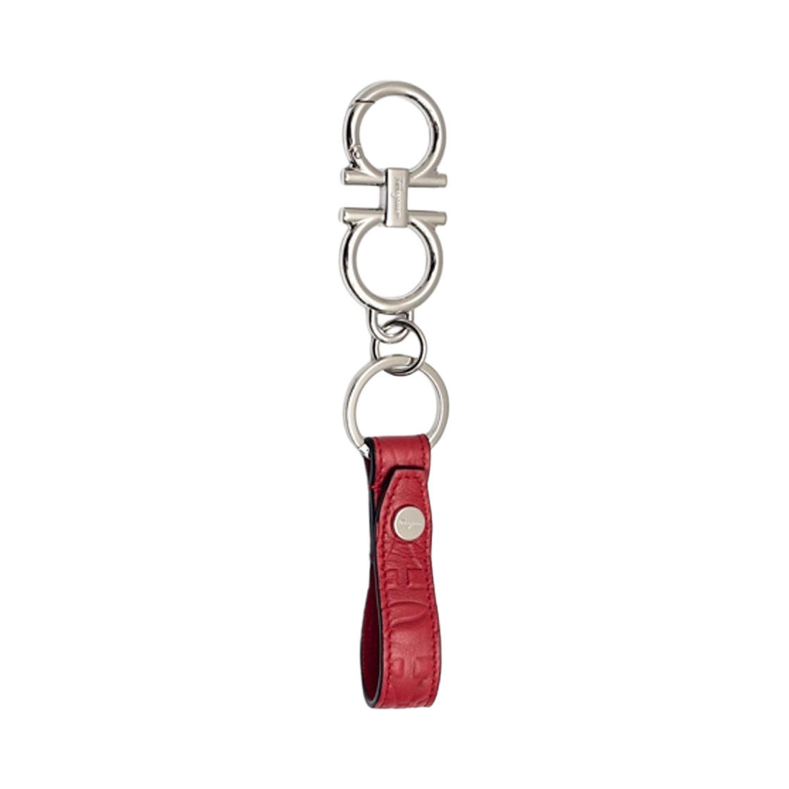 660937-753684 Ferragamo Gancini Keychain Red