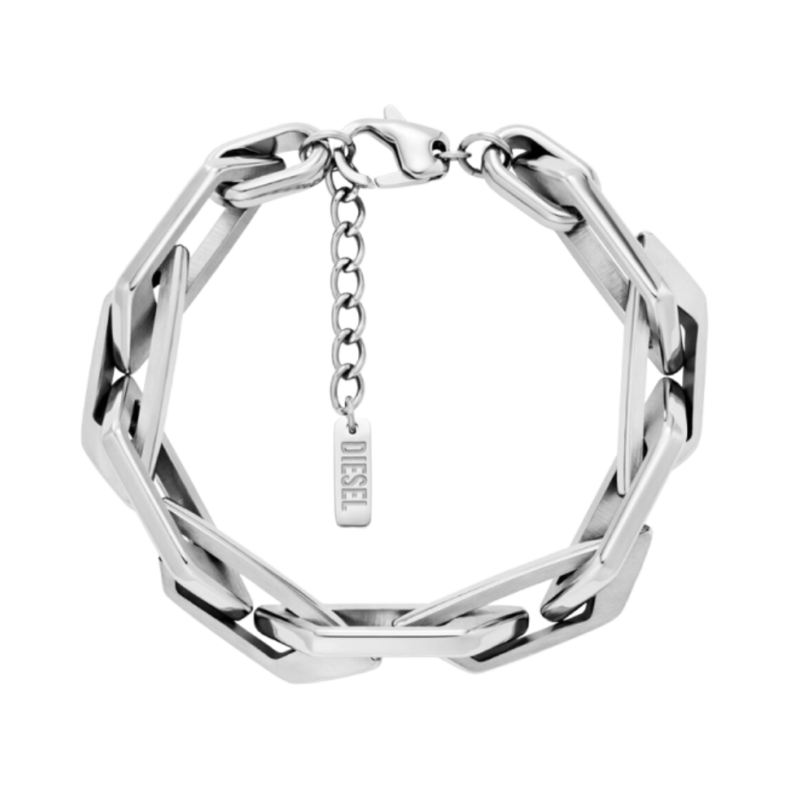 DX1577040 (W) Diesel Dx1577040 Stainless Steel Chain Bracelet Silver