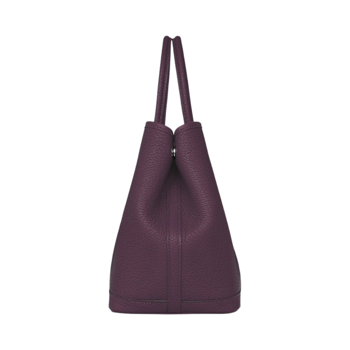H051568CKN5 Hermes Garden Party 30 Bag Negonda & Palladium Cassis - #2
