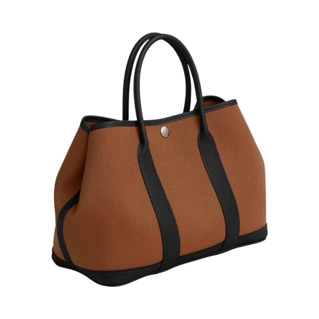 에르메스 가든 파티 30 백 캔버스 네곤다 & 팔라듐 하드웨어 포브 누아(Hermes Garden Party 30 Bag Canvas Negonda & Palladium Fauve Noir) - 2