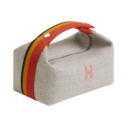 Hermes Small Bride-A-Brac Rocabar Case Wool & Gris Flanelle