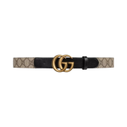 Gucci GG Marmont Belt Double G Buckle Black