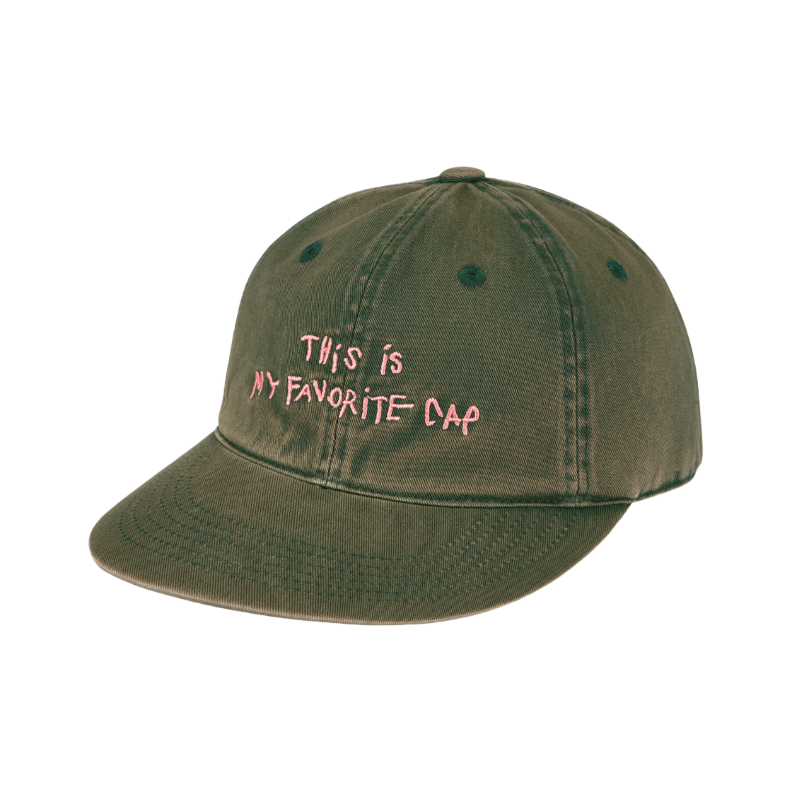 홈리스 레터링 캡 그린(Hommless Lettering Cap Green)