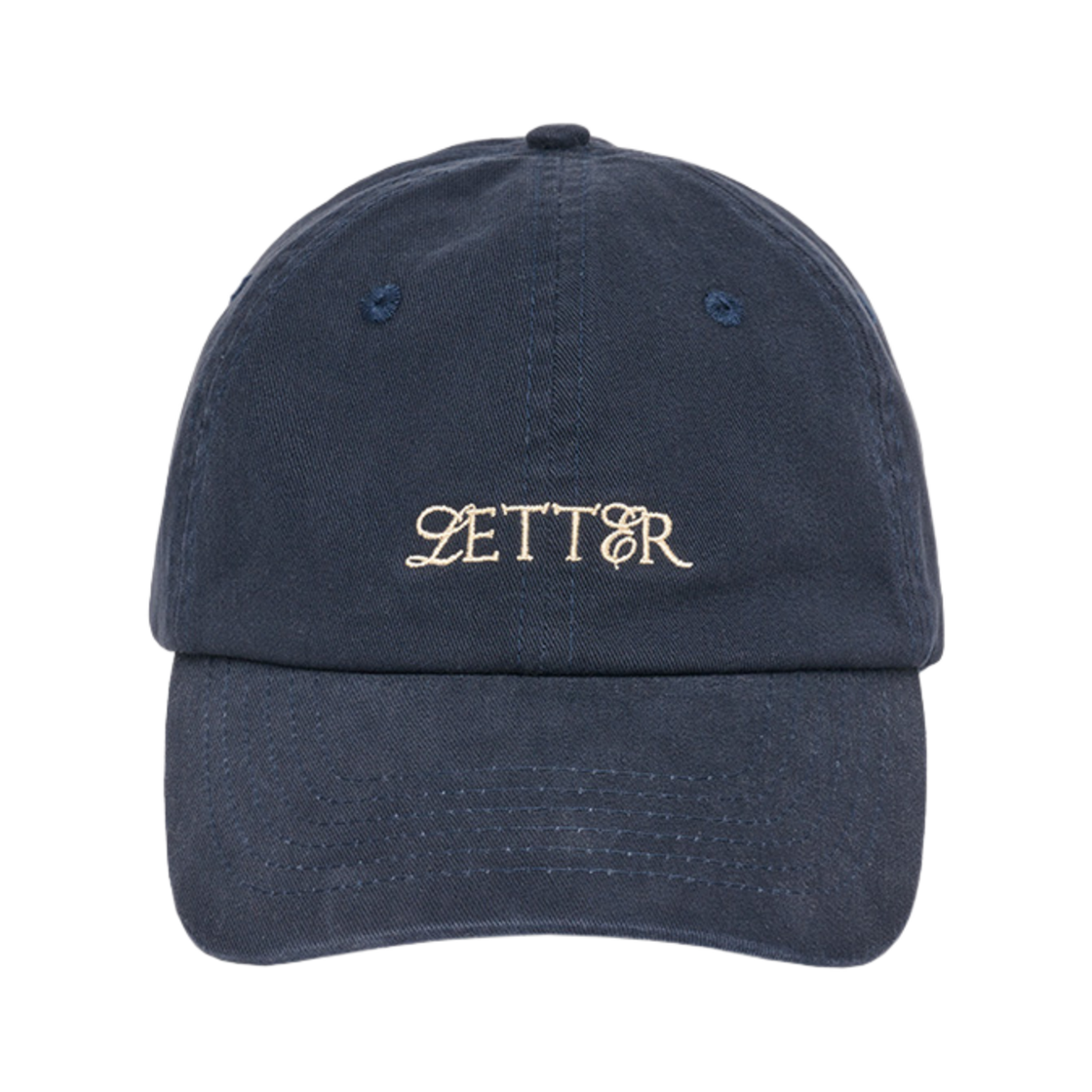제너럴아이디어 유니섹스 레터 자수 볼캡 네이비(General Idea Unisex Letter Embroidery Ball Cap Navy)