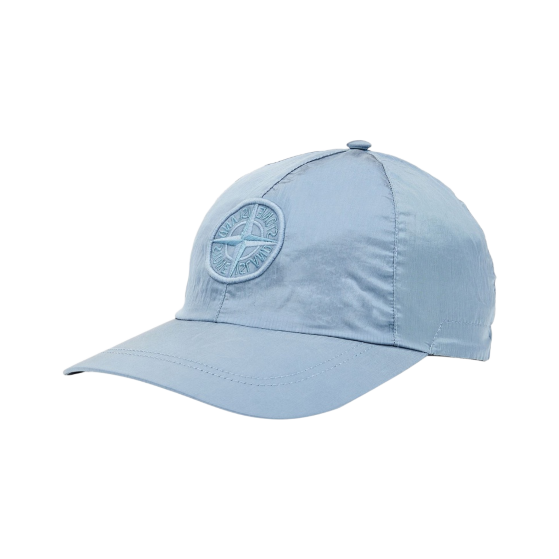 스톤 아일랜드 99576 나일론 메탈 6-패널 캡 파우더 블루 - 22FW(Stone Island 99576 Nylon Metal 6-Panel Cap Powder Blue - 22FW)
