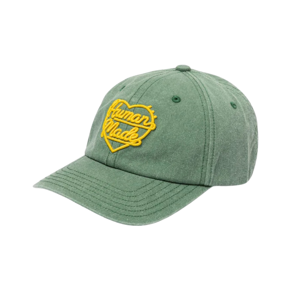 HM27GD011 Human Made 6 Panel Cap #1 Green - 대표 이미지 #1
