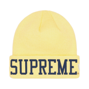 Supreme New Era Varsity Beanie Light Yellow - 23FW